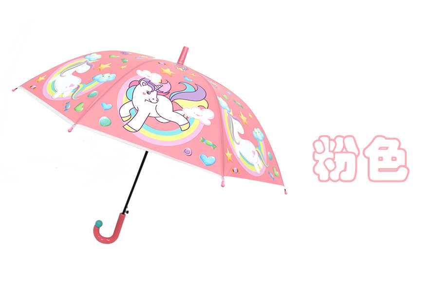 Japanese Transparent umbrella Female Korean little Fresh student unicorn Adult children Cute Cartoon umbrella with long handle Japanese Transparent umbrella Female Korean little Fresh student unicorn Adult children Cute Cartoon umbrella with long handle