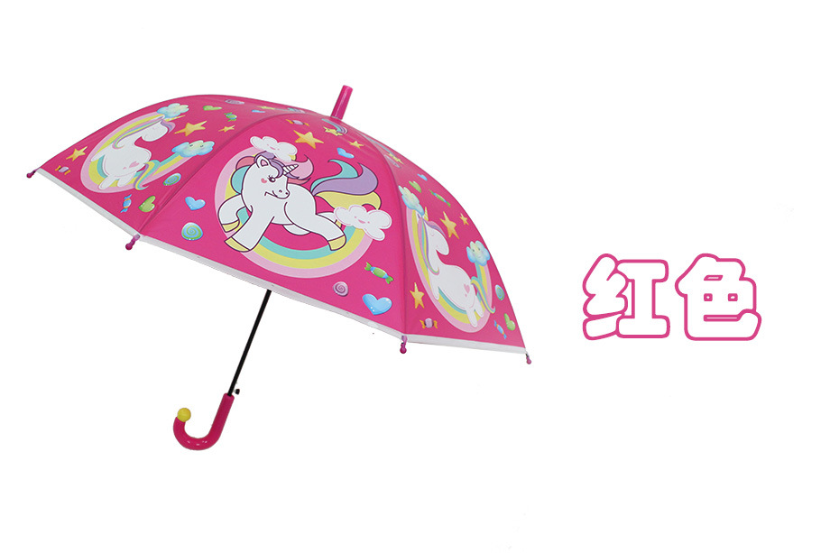 Japanese Transparent umbrella Female Korean little Fresh student unicorn Adult children Cute Cartoon umbrella with long handle Japanese Transparent umbrella Female Korean little Fresh student unicorn Adult children Cute Cartoon umbrella with long handle