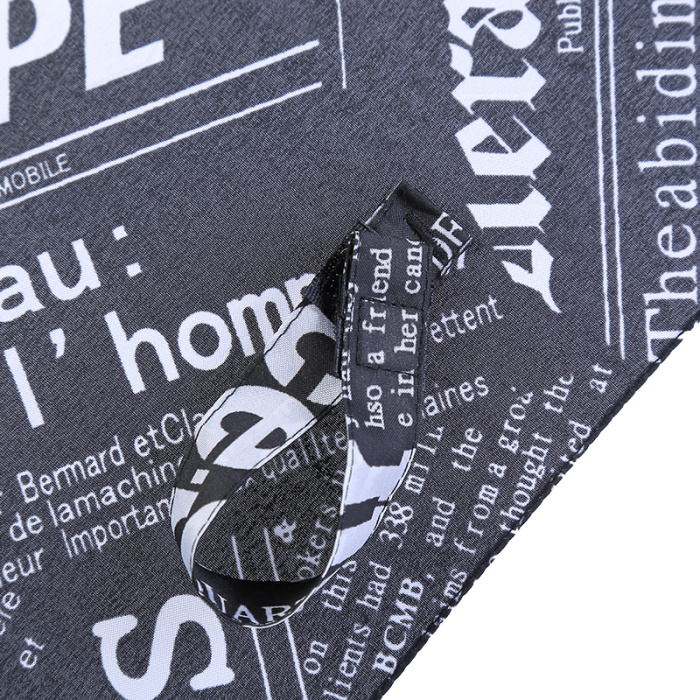 Boutique clear umbrella newspaper folding umbrella fashion lady umbrella