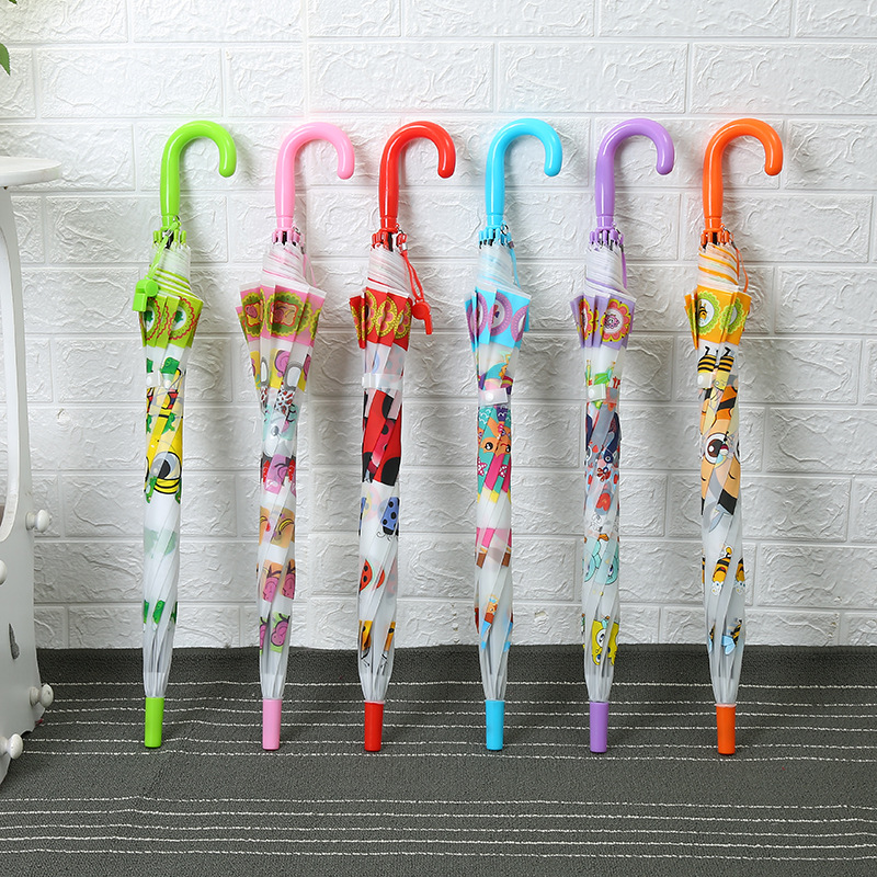 Girls children children children students Sunblock umbrella umbrella sunny rain umbrella Rain gear wholesale Custom