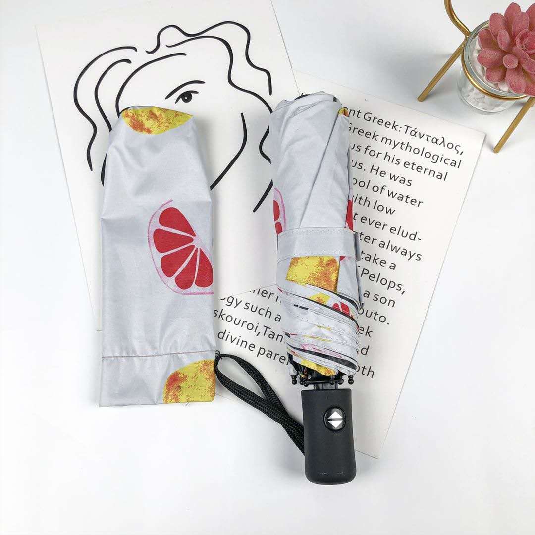 GD G-Dragon Bear Five-Fold Umbrella Female Rain Or Shine Dual-Use Umbrella Folding Sun Protection UV Protection Ultra-Light Sun Umbrella