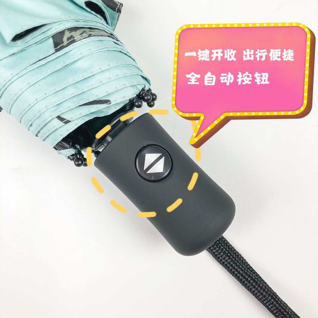GD G-Dragon Bear Five-Fold Umbrella Female Rain Or Shine Dual-Use Umbrella Folding Sun Protection UV Protection Ultra-Light Sun Umbrella