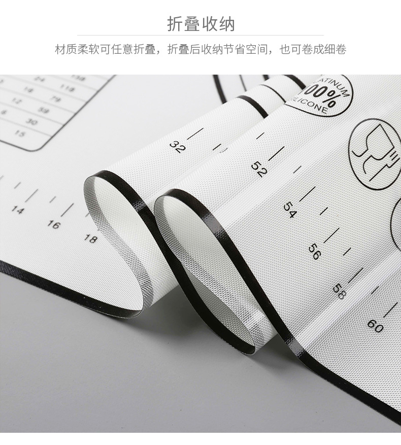 40 * 60cm Large Silicone Dough Kneading Non-Slip Non-Stick Baking Pad Dough Rolling Pad Baking Mat Chopping Board Glass Fiber Pad 40 * 60cm Large Silicone Dough Kneading Non-Slip Non-Stick Baking Pad Dough Rolling Pad Baking Mat Chopping Board Glass Fiber Pad