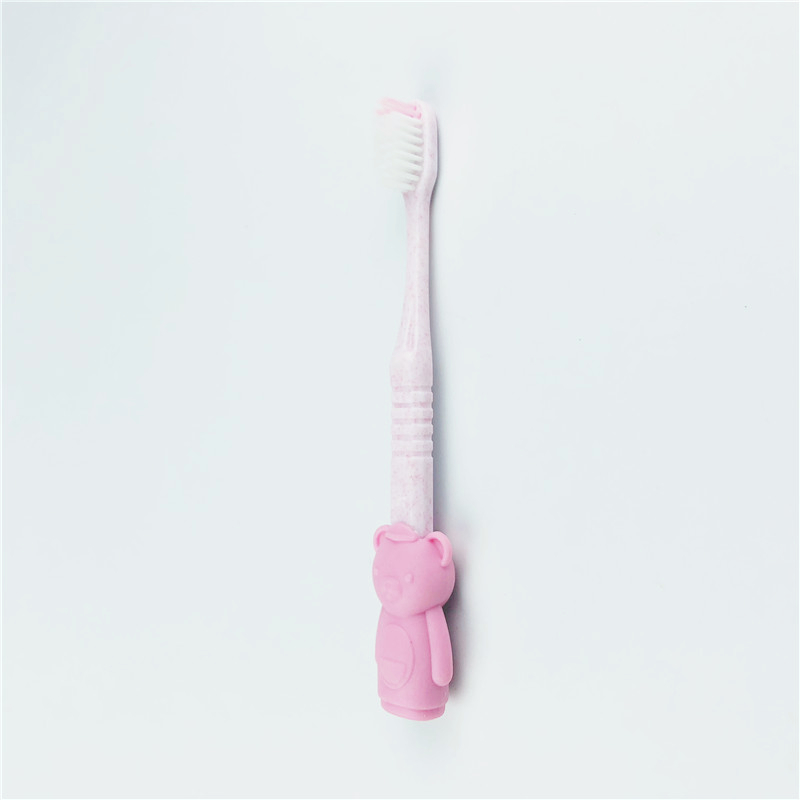 Toothbrush Wholesale Han Bing 372 Children Cartoon Toothbrush Handle Free Alarm Clock Shape Pencil Sharpener Soft-Bristle Toothbrush