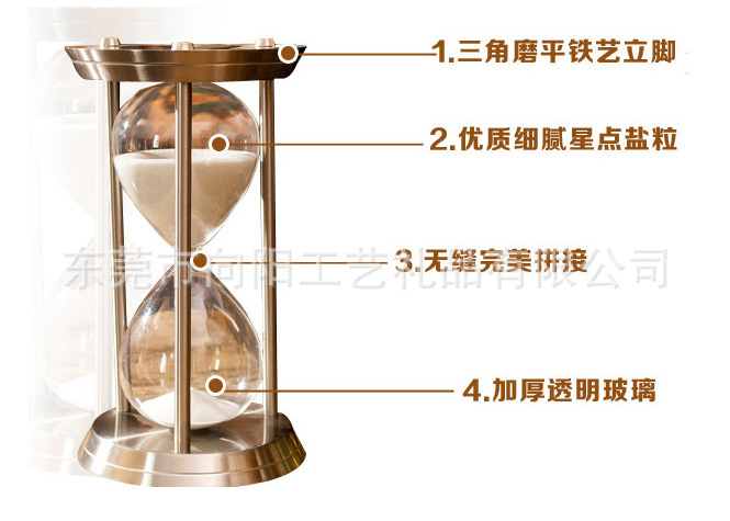 Factory Wholesale 1 Minute-60 Minutes Hourglass Creative Children's Toys Time Sand Clock Timer Exquisite Gift Decoration