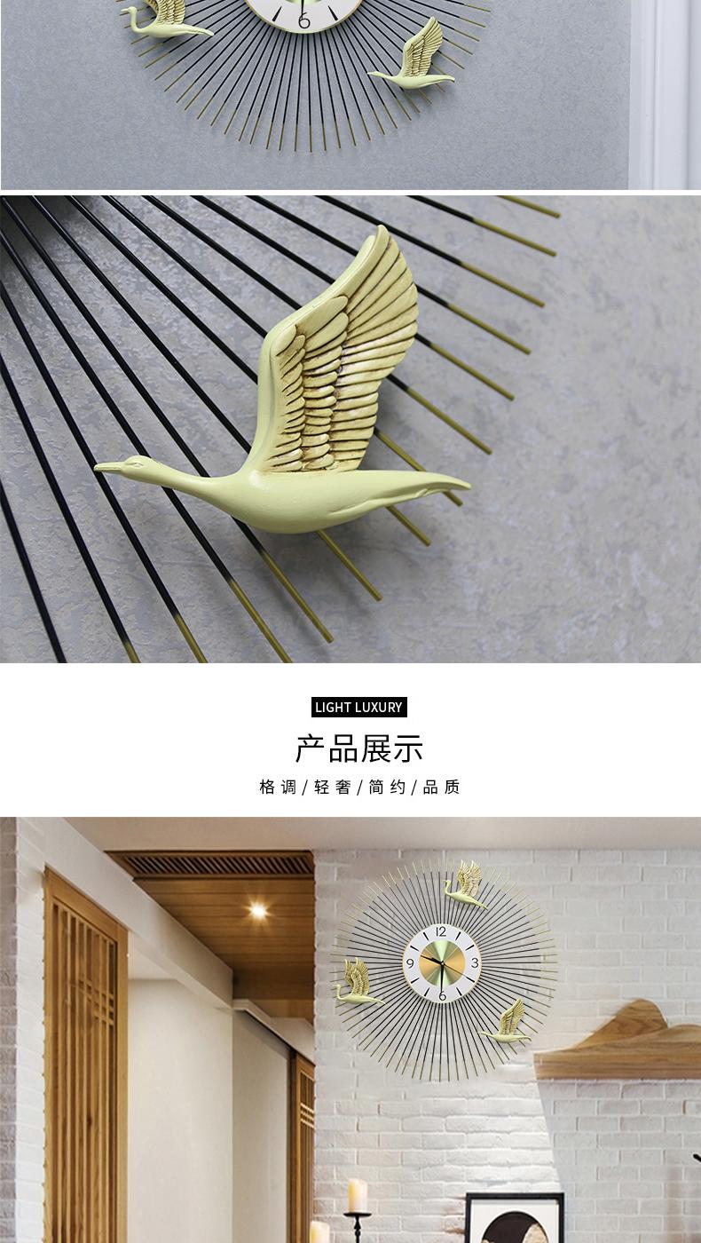 Yihong clock wall clock craft clock craft wall clock Art clock iron clock Peacock clock home decoration crafts watch Yihong clock wall clock craft clock craft wall clock Art clock iron clock Peacock clock home decoration crafts watch