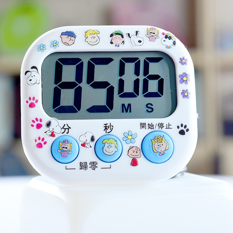 Multi-Purpose Alarm Clock Timing Student Timer Kitchen Baking Electronic Clock Digital Reminder Stopwatch Timer