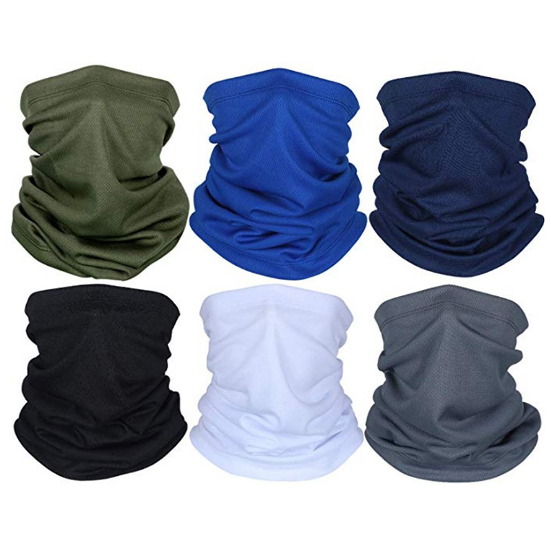 Mesh Baiku Silk Headscarf Mask Sunscreen Face Towel Men and Women Riding Face Hood Hat Multi-Function Outdoor Sports