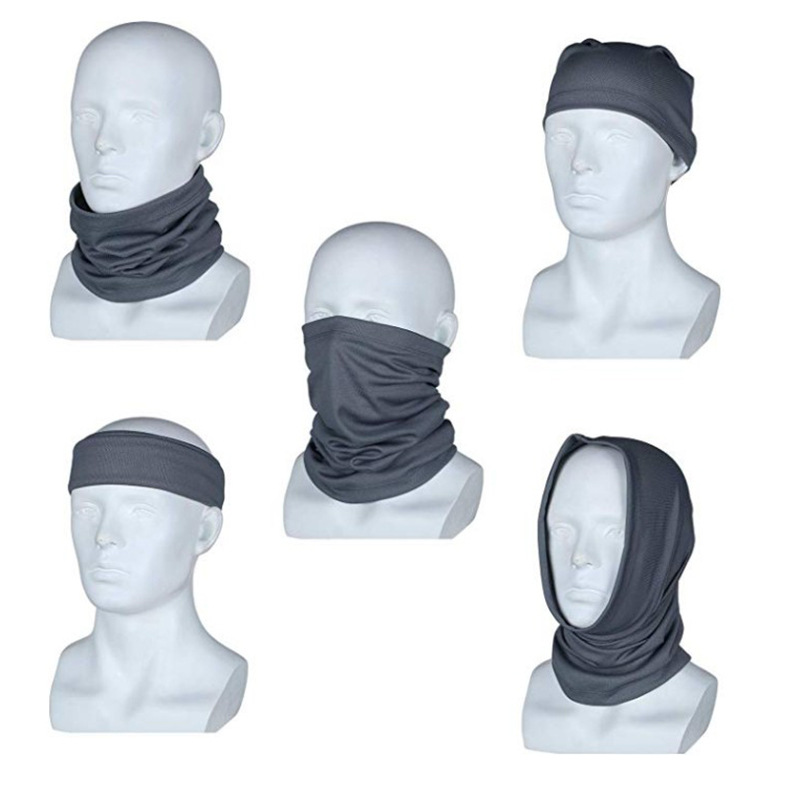 Mesh Baiku Silk Headscarf Mask Sunscreen Face Towel Men and Women Riding Face Hood Hat Multi-Function Outdoor Sports