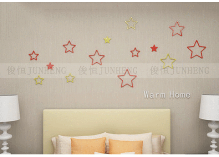 Pentagram 3D three-dimensional wall sticker ideas background decoration stickers wall stickers 0349 Pentagram 3D three-dimensional wall sticker ideas background decoration stickers wall stickers 0349