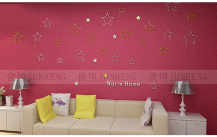 Pentagram 3D three-dimensional wall sticker ideas background decoration stickers wall stickers 0349 Pentagram 3D three-dimensional wall sticker ideas background decoration stickers wall stickers 0349