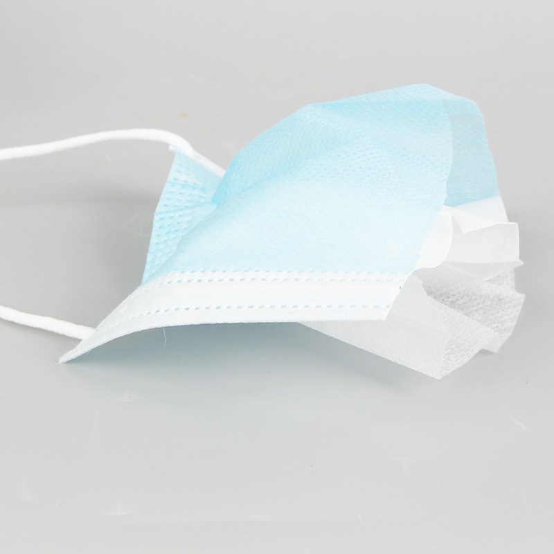 Disposable Mask Civil Non-Woven Meltblown Mask Summer Dustproof Protective Mask 50 Pieces Currently Available Wholesale