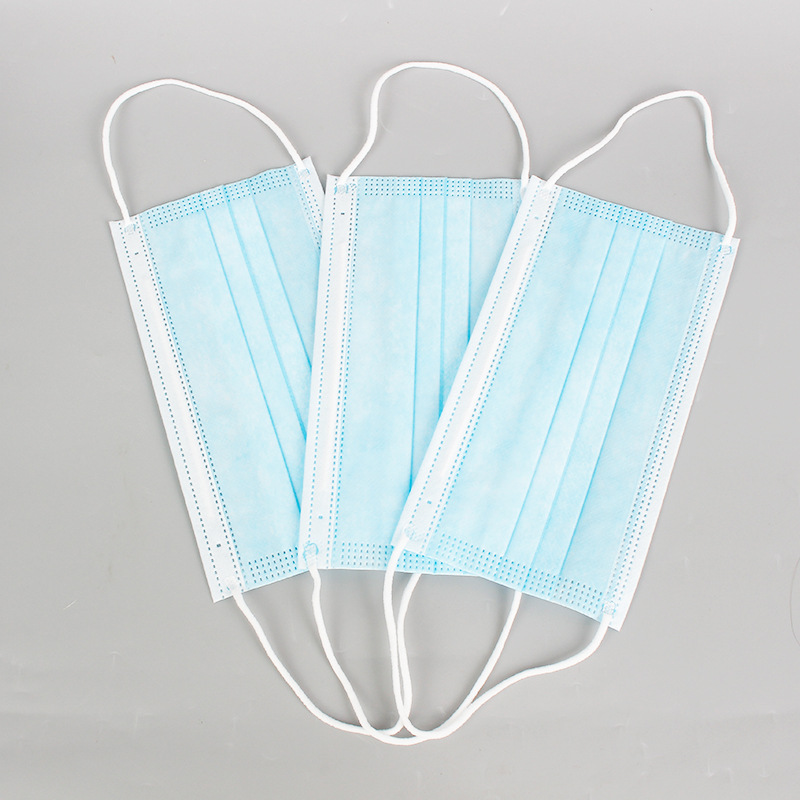 Disposable Mask Civil Non-Woven Meltblown Mask Summer Dustproof Protective Mask 50 Pieces Currently Available Wholesale
