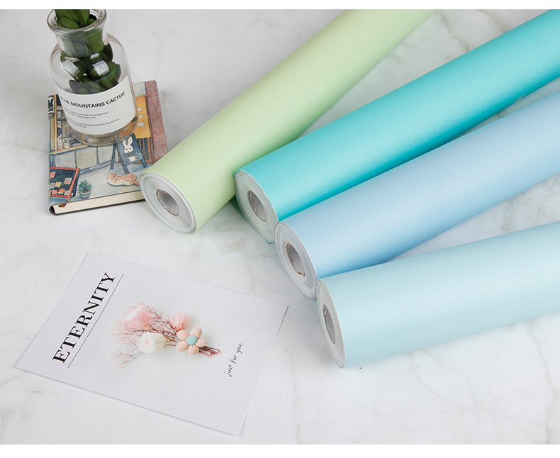 Wallpaper Self-Adhesive Room Home Decoration Wall Sticker Macaron Living Room Sticky Notes Wallpaper Sticker Wallpaper
