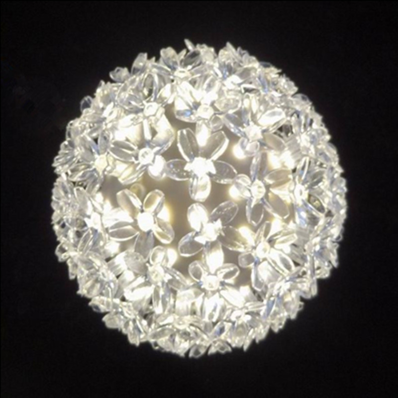 Christmas lights 6 inch cherry blossom ball 100 lights LED color Christmas lights 6 inch cherry blossom ball 100 lights LED color