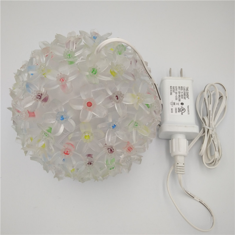 Christmas lights 6 inch cherry blossom ball 100 lights LED color Christmas lights 6 inch cherry blossom ball 100 lights LED color