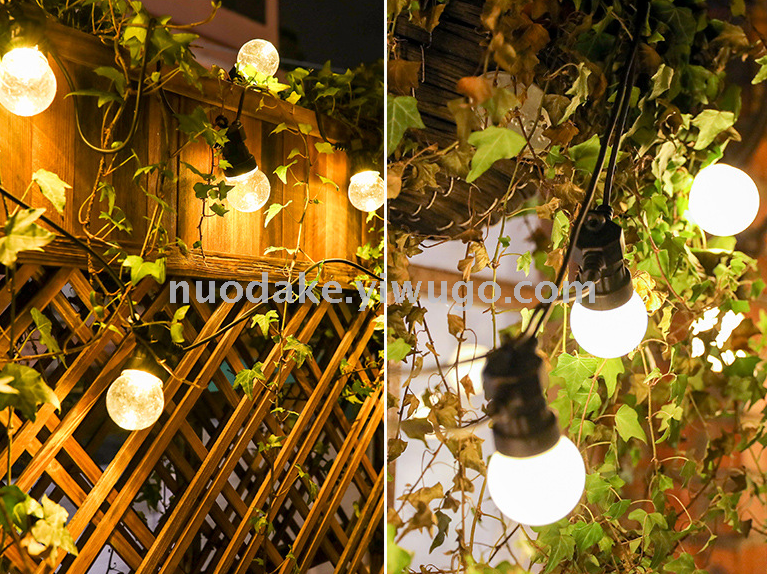 Low pressure 24V bulb string of 10 lights Outdoor Christmas lights festive decorative  wedding garden  lights string