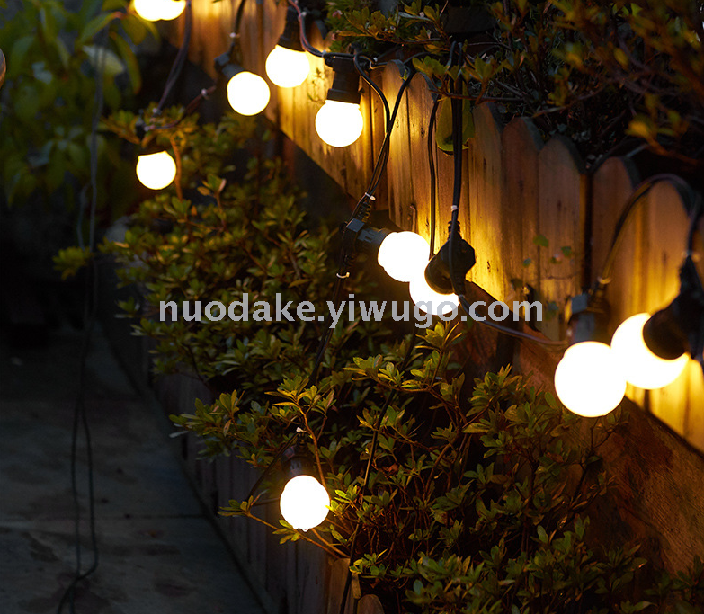 Low pressure 24V bulb string of 10 lights Outdoor Christmas lights festive decorative  wedding garden  lights string
