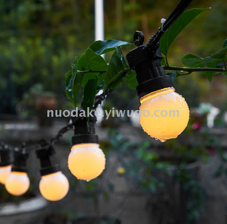 Low pressure 24V bulb string of 10 lights Outdoor Christmas lights festive decorative  wedding garden  lights string