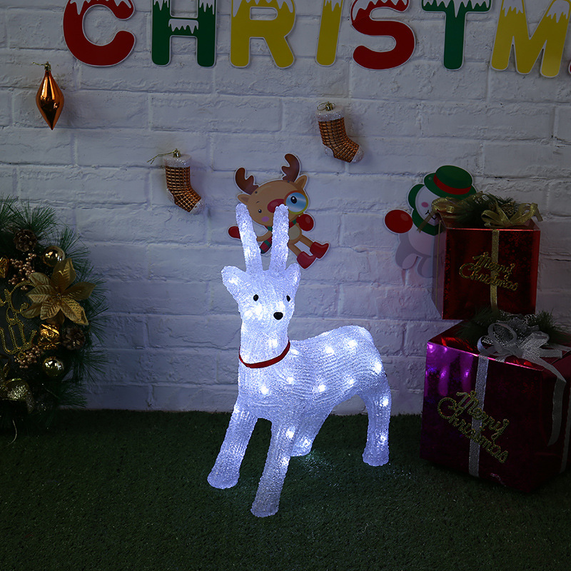 Household lights wiredrawing 3D deer animal model lights Christmas lights wholesale Household lights wiredrawing 3D deer animal model lights Christmas lights wholesale