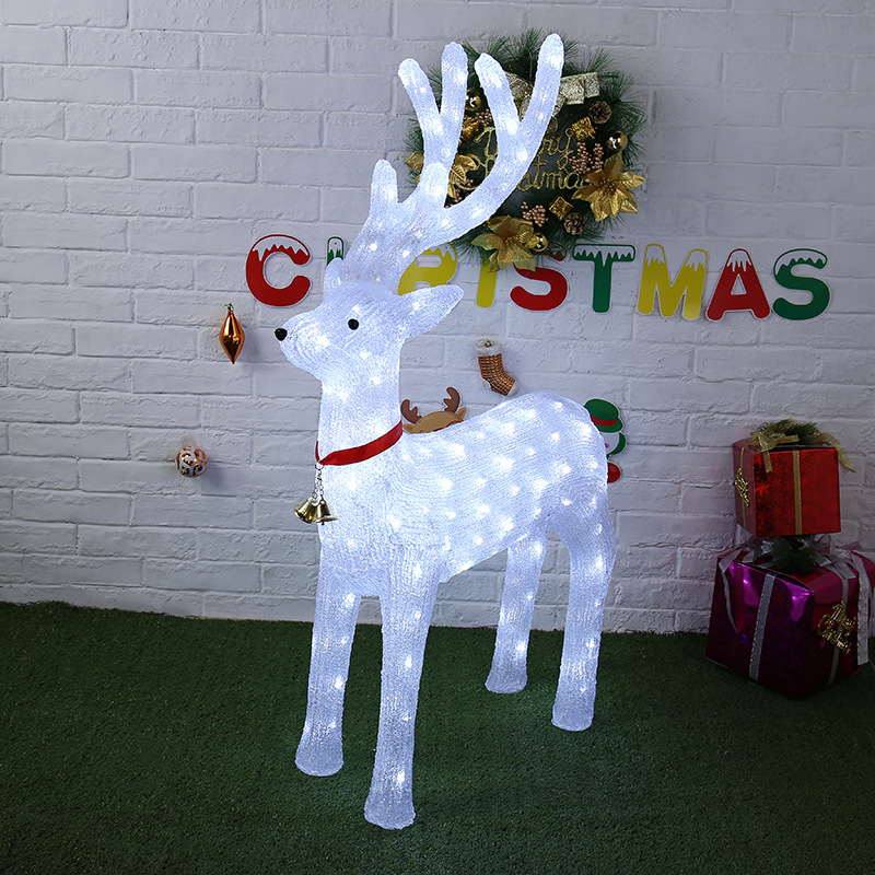 Household lights wiredrawing 3D deer animal model lights Christmas lights wholesale Household lights wiredrawing 3D deer animal model lights Christmas lights wholesale
