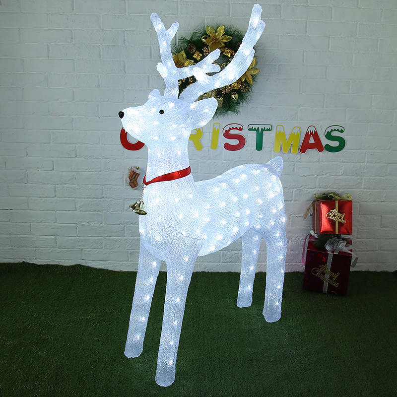 Household lights wiredrawing 3D deer animal model lights Christmas lights wholesale Household lights wiredrawing 3D deer animal model lights Christmas lights wholesale