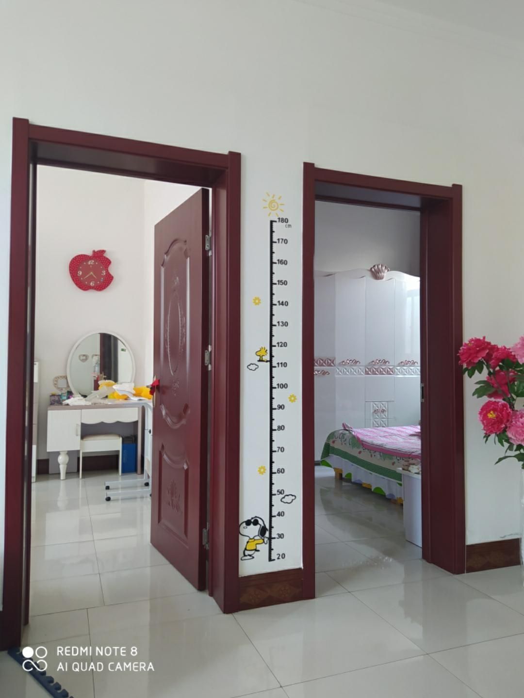 Children's Height Measuring Wall Stickers Height Measurement Wall Sticker 3D Wall Stickers Baby Test Height Measurement Sticker Living Room Bedroom Decoration