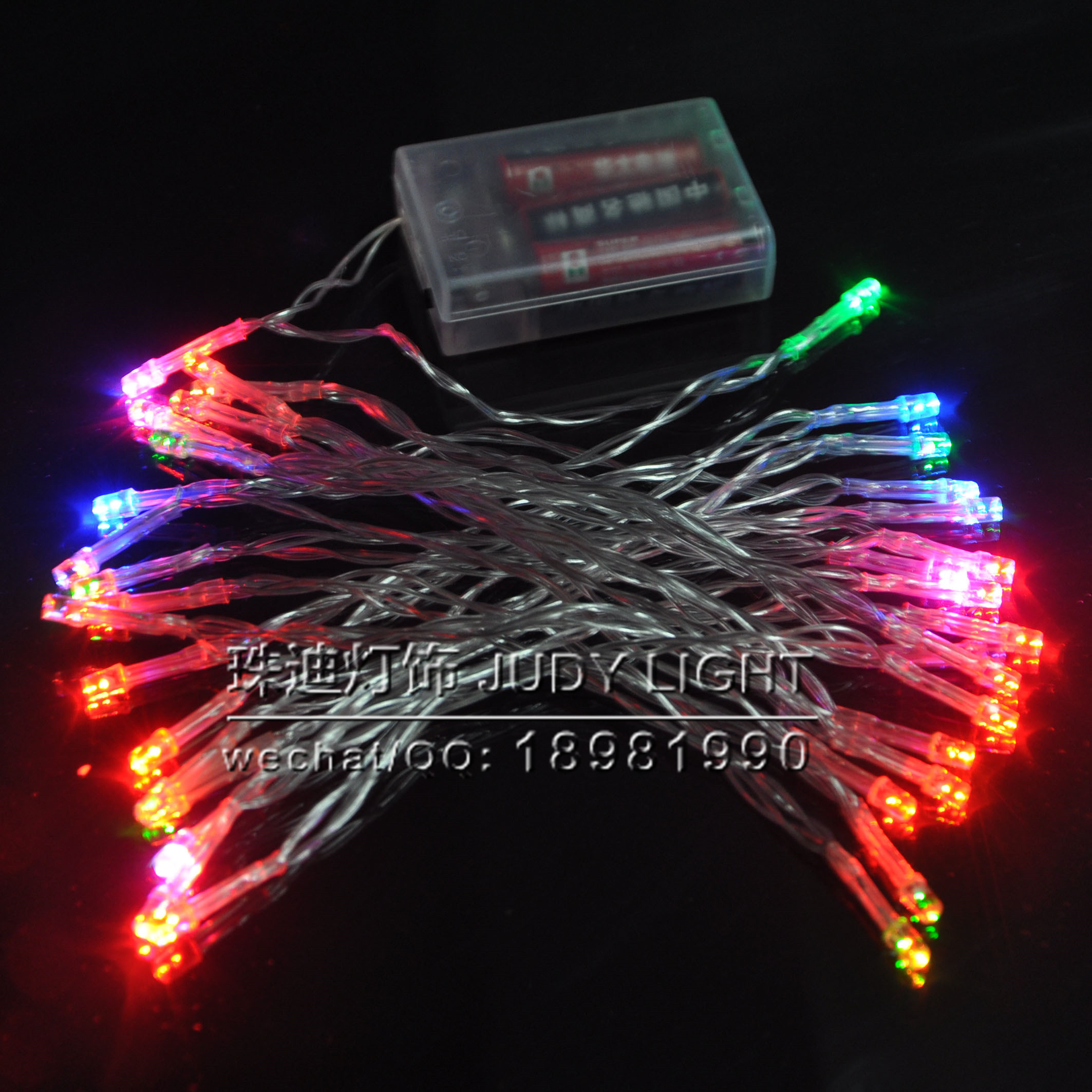 Christmas lights LED battery lights flash lamp LED waterproof outdoor lamp battery  use