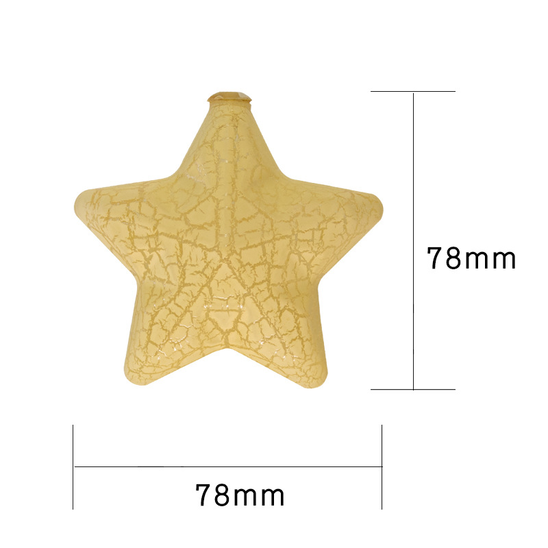 Direct led white crack five star pendant string color pentacle lights accessories Christmas lights modeling