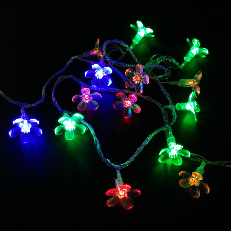 Pendant large, medium and small thick cherry blossom plug-in in Christmas lights and festive string accessories