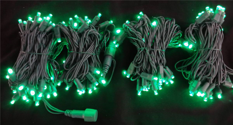 UL certified 110VLED 100 injection molded 5MMLED cold white Christmas lights decorative strings