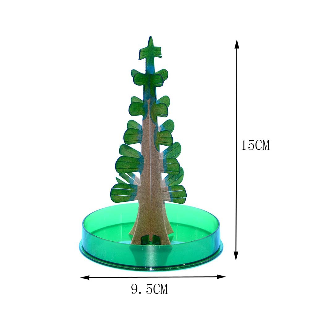 Cross-Border Supply Net Red Paper Tree Flowering Children DIY Magic Growing Crystal Tree Toy Colorful Christmas Tree Wholesale Cross-Border Supply Net Red Paper Tree Flowering Children DIY Magic Growing Crystal Tree Toy Colorful Christmas Tree Wholesale