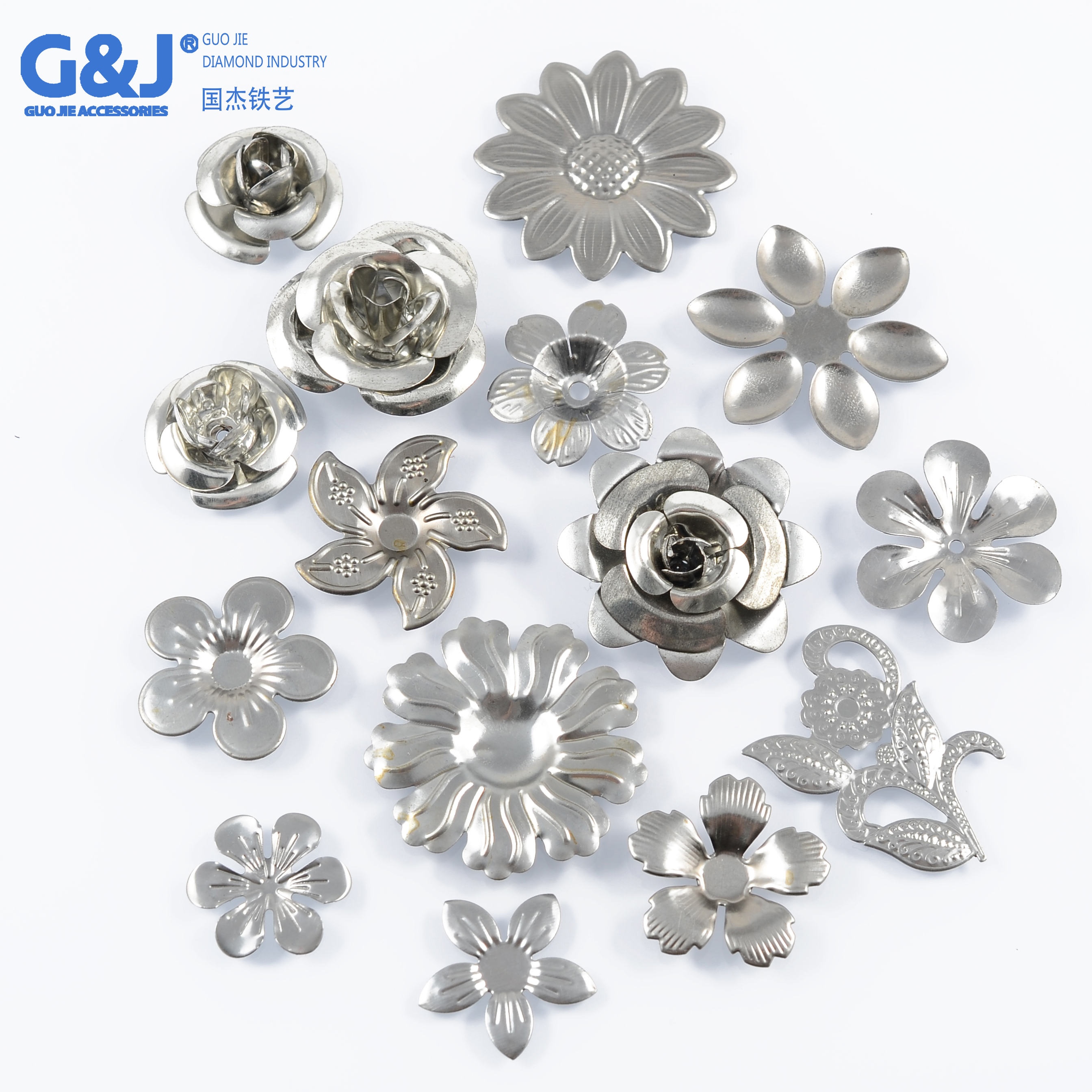 Iron art accessory hearts of Christmas roses animal series iron flower manufacturers wholesale iron stamping. Iron art accessory hearts of Christmas roses animal series iron flower manufacturers wholesale iron stamping.