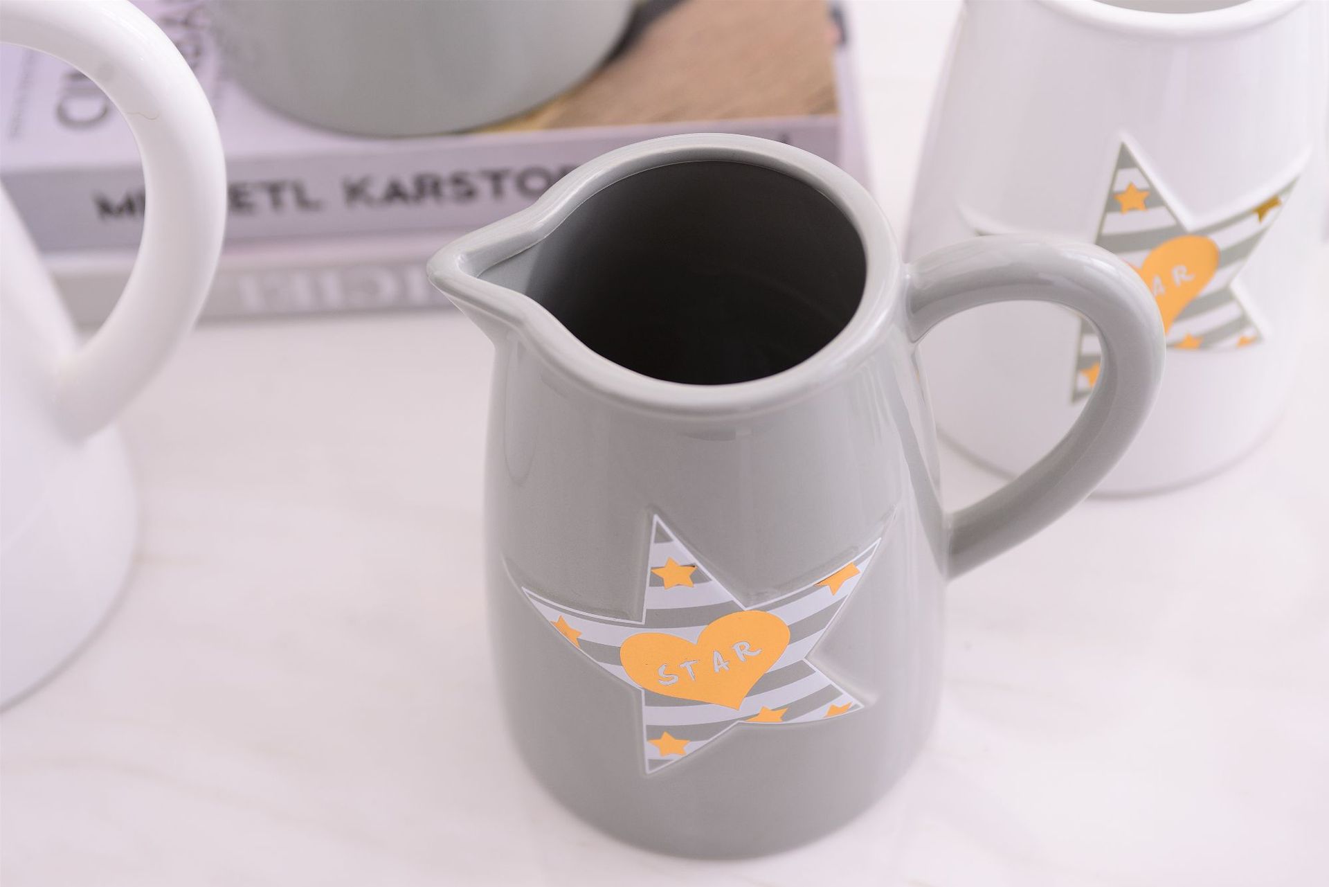 Christmas star simple Modern INS Wind Nordic White Gray Vase Pot flower Household decoration decorations