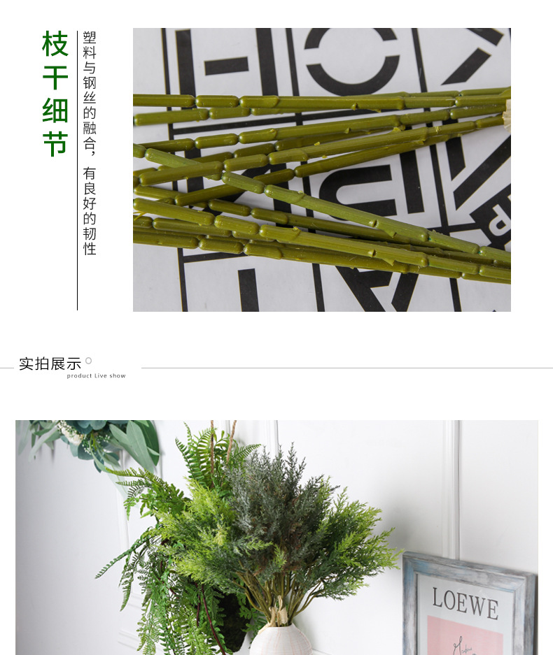 Cross-Border Hot Sale Christmas Tree Decoration Accessories Artificial Plant Pine Hanging Frost Needle Tie Home Leaves Fake Flower Ornaments Cross-Border Hot Sale Christmas Tree Decoration Accessories Artificial Plant Pine Hanging Frost Needle Tie Home Leaves Fake Flower Ornaments