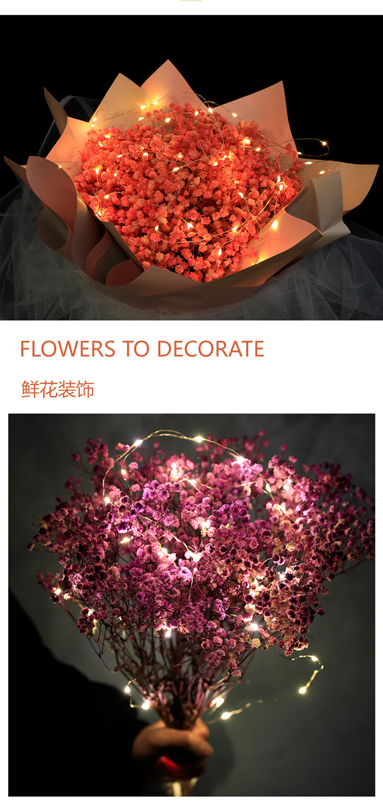 Led Copper Wire Lighting Chain Button Battery Box Gift Box Baking Bouquet String Flower Cake Christmas Ornamental Festoon Lamp Led Copper Wire Lighting Chain Button Battery Box Gift Box Baking Bouquet String Flower Cake Christmas Ornamental Festoon Lamp