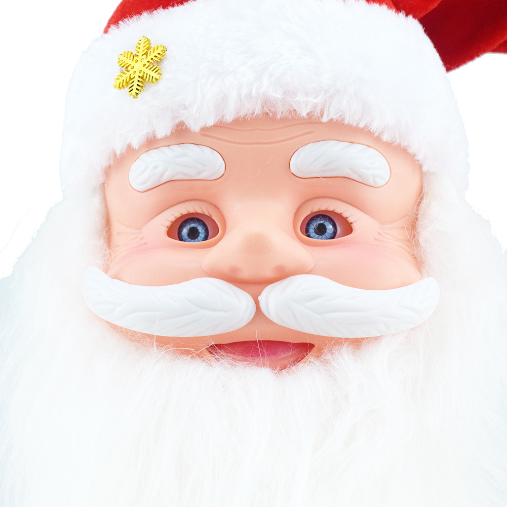 Novelty Creative Singing and Talking Santa Claus Head Doll Electric Santa Claus Toy Christmas Gift Novelty Creative Singing and Talking Santa Claus Head Doll Electric Santa Claus Toy Christmas Gift