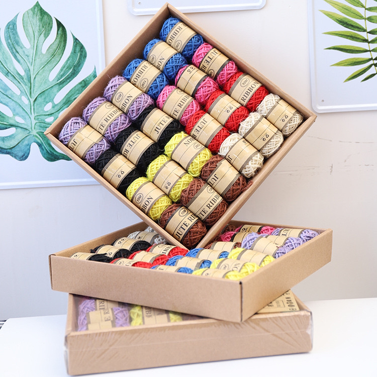 Flower and box packaging line, diy special line, cotton thread, special materials for Christmas toys
