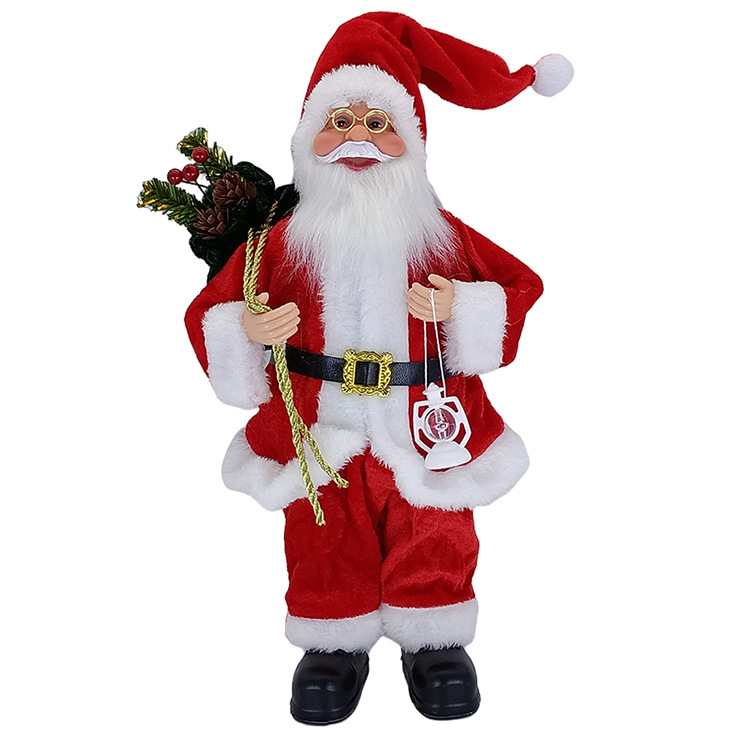 2020 Cross-Border Hot Sale Factory Direct Sales Standing Santa Claus Christmas Santa Claus