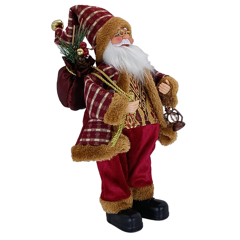 2020 Cross-Border Hot Sale Factory Direct Sales Standing Santa Claus Christmas Santa Claus 2020 Cross-Border Hot Sale Factory Direct Sales Standing Santa Claus Christmas Santa Claus