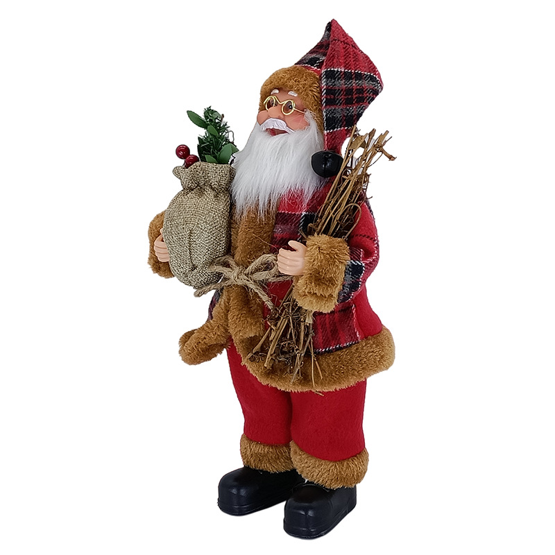 2020 Cross-Border Hot Sale Factory Direct Sales Standing Santa Claus Christmas Santa Claus 2020 Cross-Border Hot Sale Factory Direct Sales Standing Santa Claus Christmas Santa Claus
