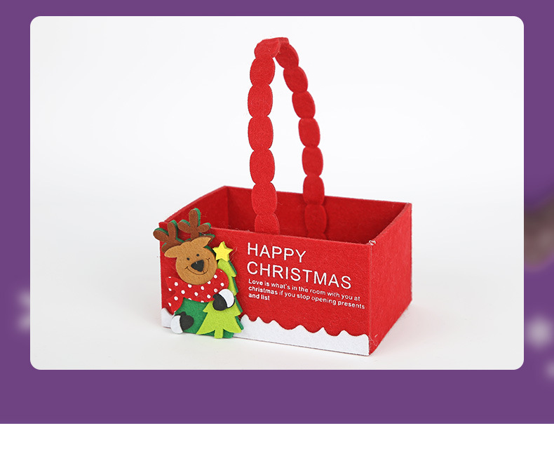 Factory Direct Sales Christmas Supplies Non-Woven Candy Bags Santa Claus Models Can Be Customized Factory Direct Sales Christmas Supplies Non-Woven Candy Bags Santa Claus Models Can Be Customized