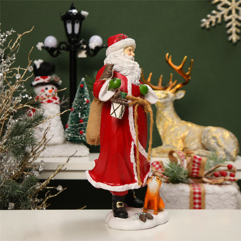 Creative Christmas Decorations Resin Santa Claus Statue Desk Creative Christmas Decorations Resin Santa Claus Statue Desk