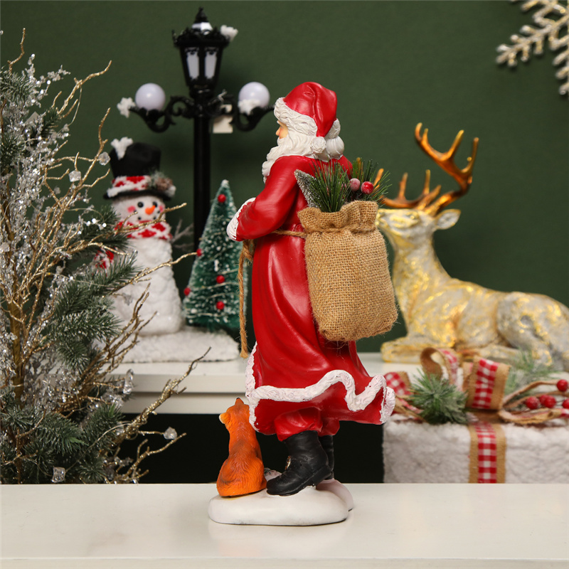Creative Christmas Decorations Resin Santa Claus Statue Desk Creative Christmas Decorations Resin Santa Claus Statue Desk