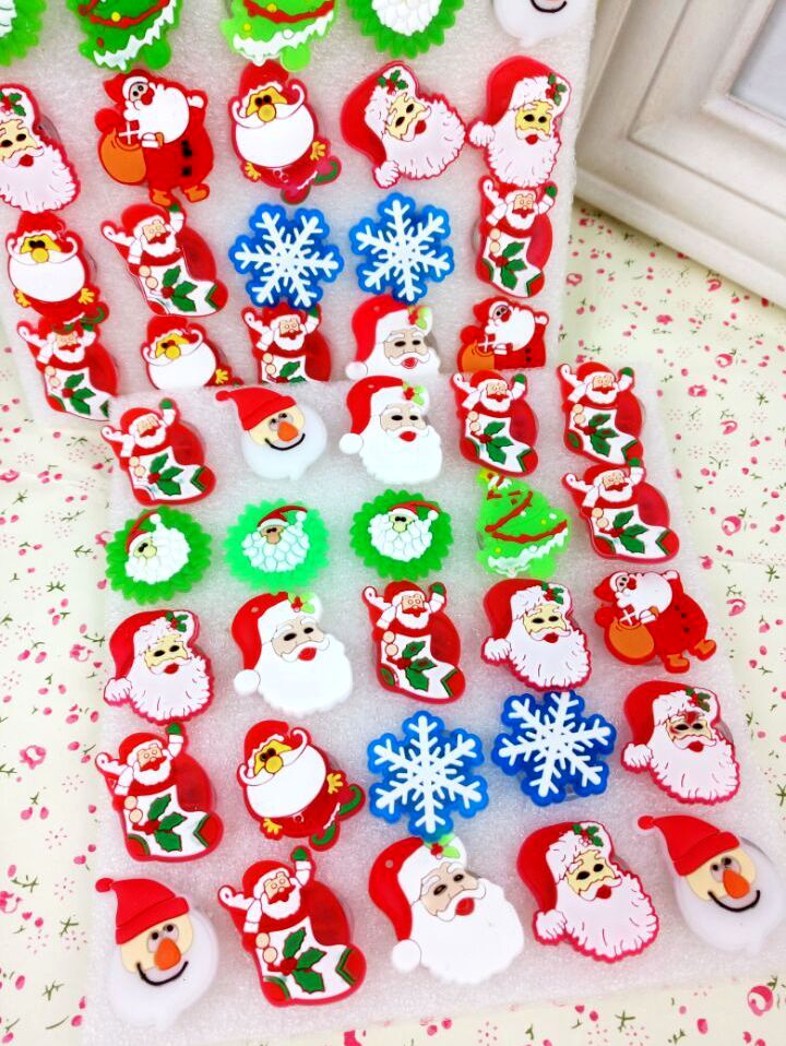 Gummed Christmas brooch Santa Claus Glitter soft glue brooch Glitter brooch Christmas Glitter brooch brooch  brooch