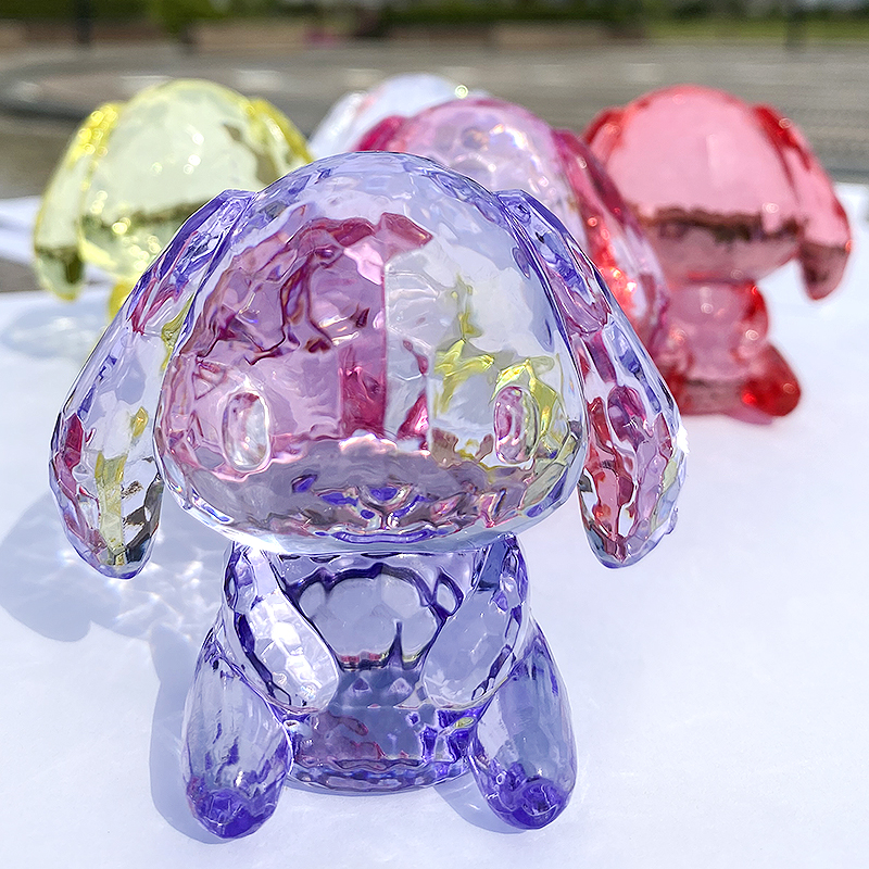 Oversized Gem Children&#039;s Plastic Toy Crystal Adorable Rabbit Decoration Boys and Girls Christmas Gift Acrylic Rewards