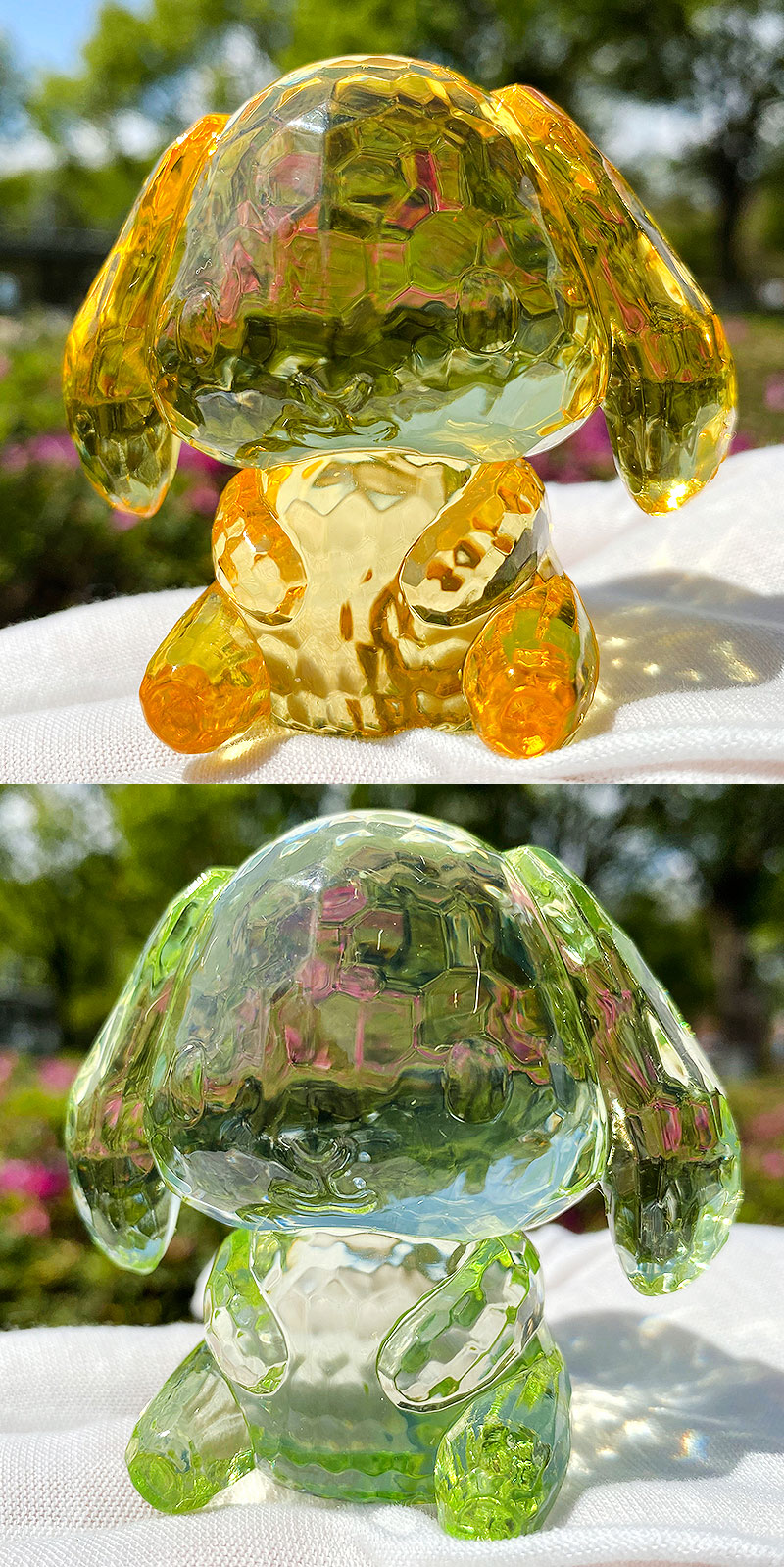 Oversized Gem Children's Plastic Toy Crystal Adorable Rabbit Decoration Boys and Girls Christmas Gift Acrylic Rewards