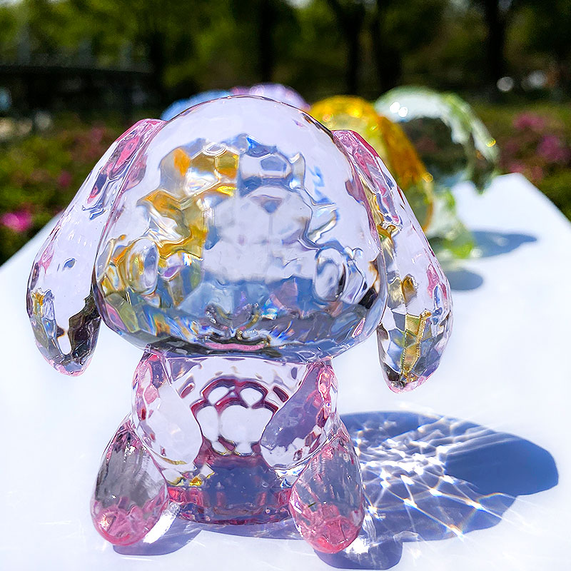 Oversized Gem Children's Plastic Toy Crystal Adorable Rabbit Decoration Boys and Girls Christmas Gift Acrylic Rewards
