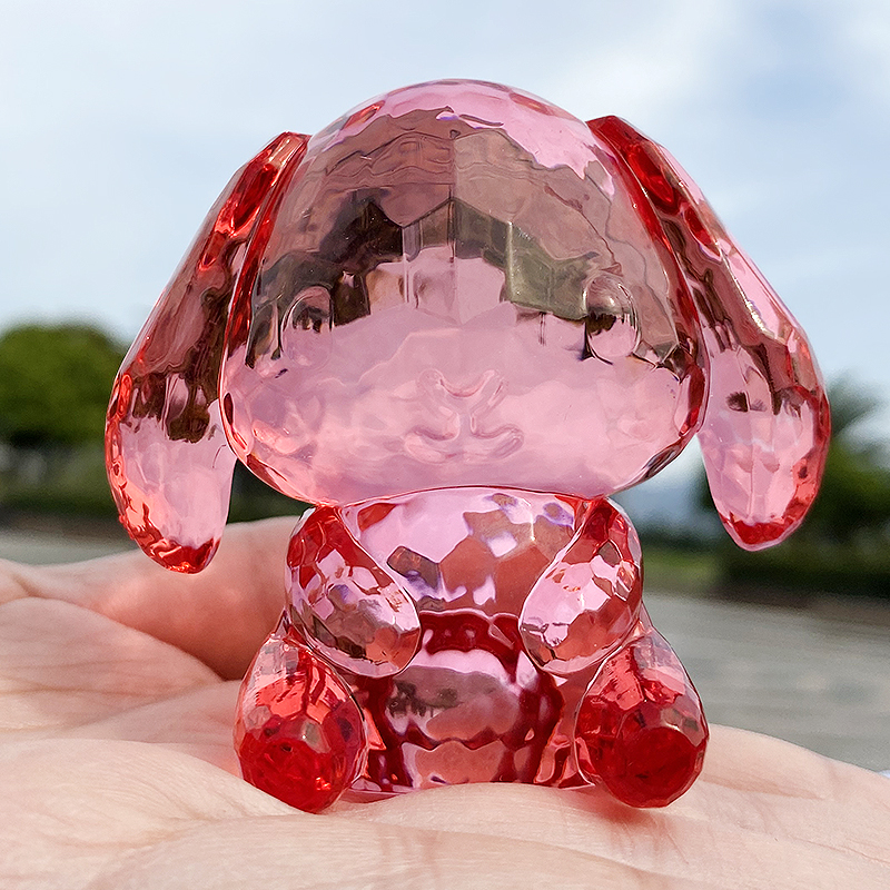 Oversized Gem Children's Plastic Toy Crystal Adorable Rabbit Decoration Boys and Girls Christmas Gift Acrylic Rewards