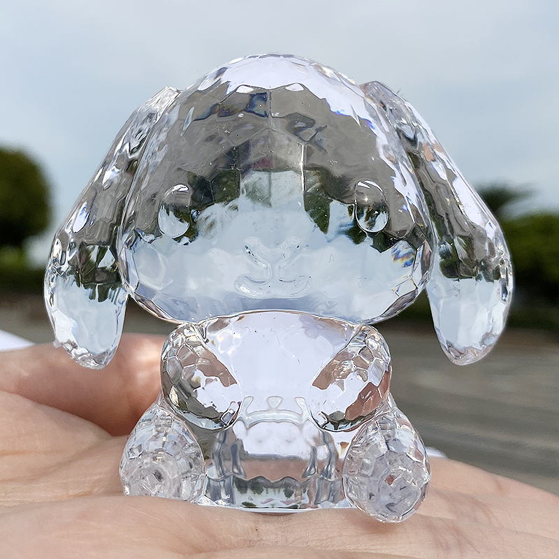 Oversized Gem Children's Plastic Toy Crystal Adorable Rabbit Decoration Boys and Girls Christmas Gift Acrylic Rewards